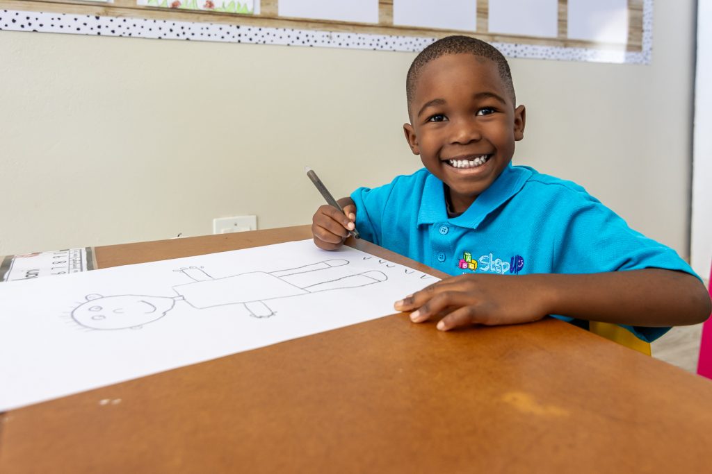 Happy Grade R learner